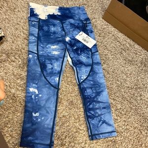 Zyia leggings Navy Hendrix Pocket Light n Tight High-rise Capri 20 inch size 4